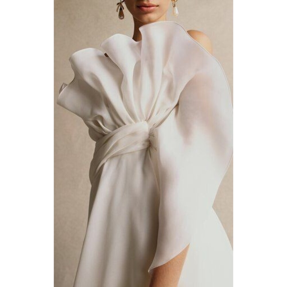 NWT. $3829 CAROLINA HERRERA NAOMI BRIDAL DRESS US 6 - Picture 6 of 8